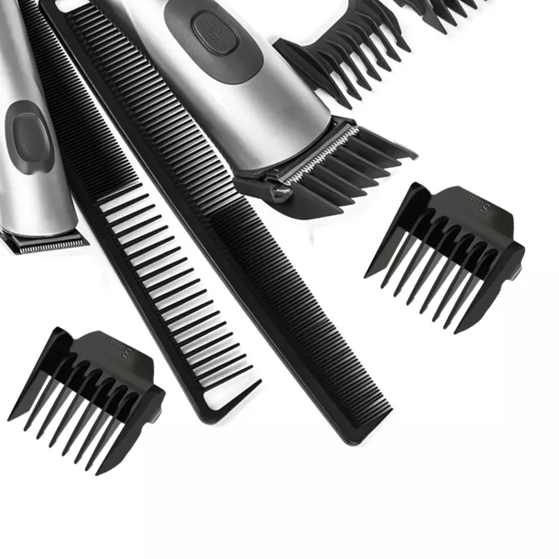 4Pcs Limit Comb Replacement Combs Trimmer Head Limit Comb for Philips Hair Clipper 3mm 5mm 7mm 9mm,Black