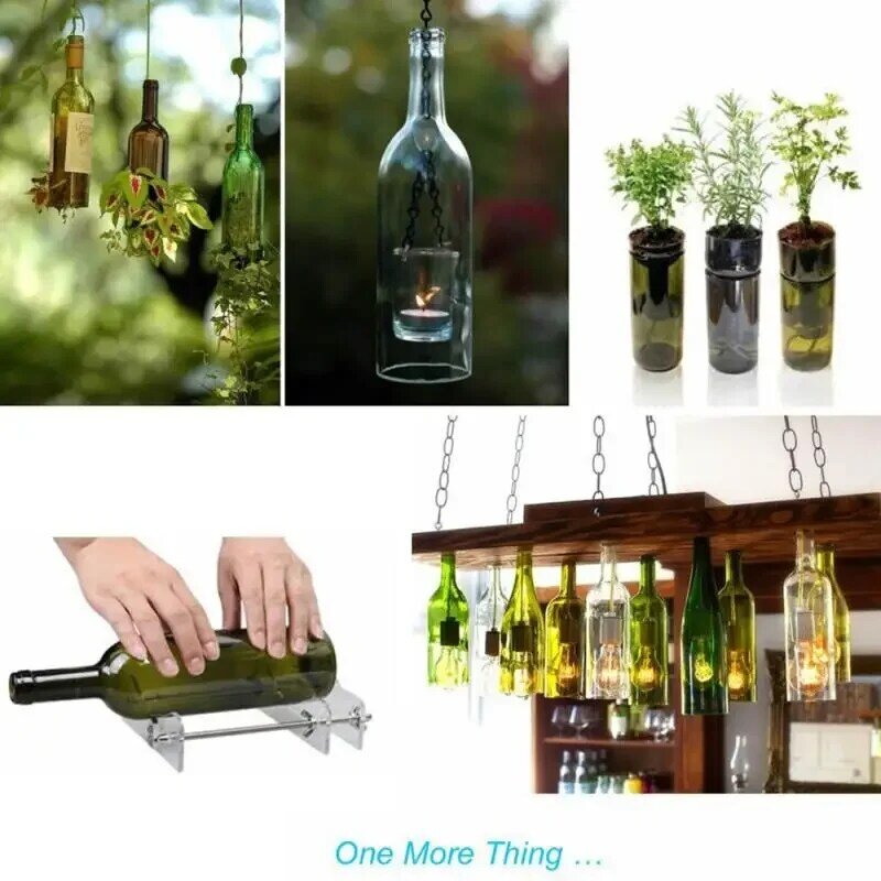 قاطع زجاجات زجاجية احترافي ، أداة قطع الزجاجات ، آلة آمنة سهلة الاستخدام ، بيرة النبيذ ، سهلة الاستخدام