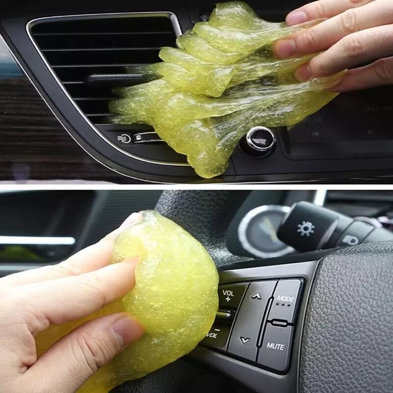 60ml Super Auto Car Cleaning Pad Glue Powder Cleaner Magic Cleaner Dust Remover Gel Home Computer Keyboard Clean Tool dropship