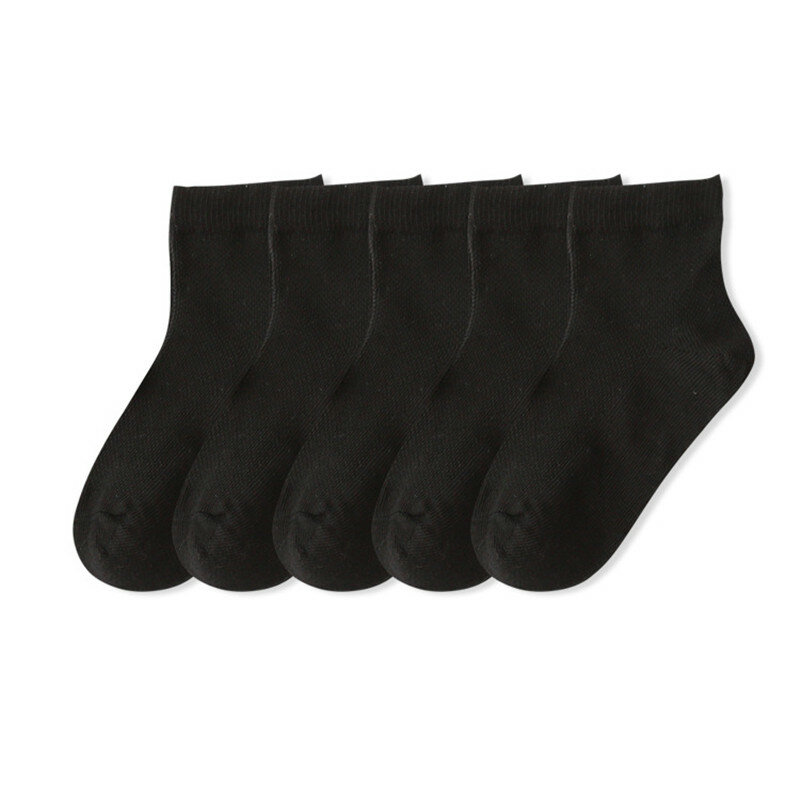5 пар/лот детские носки для мальчиков и девочек модные хлопковые однотонные дикие мягкие уютные дышащие летние детские повседневные сетчатые носки для От 1 до 12 лет