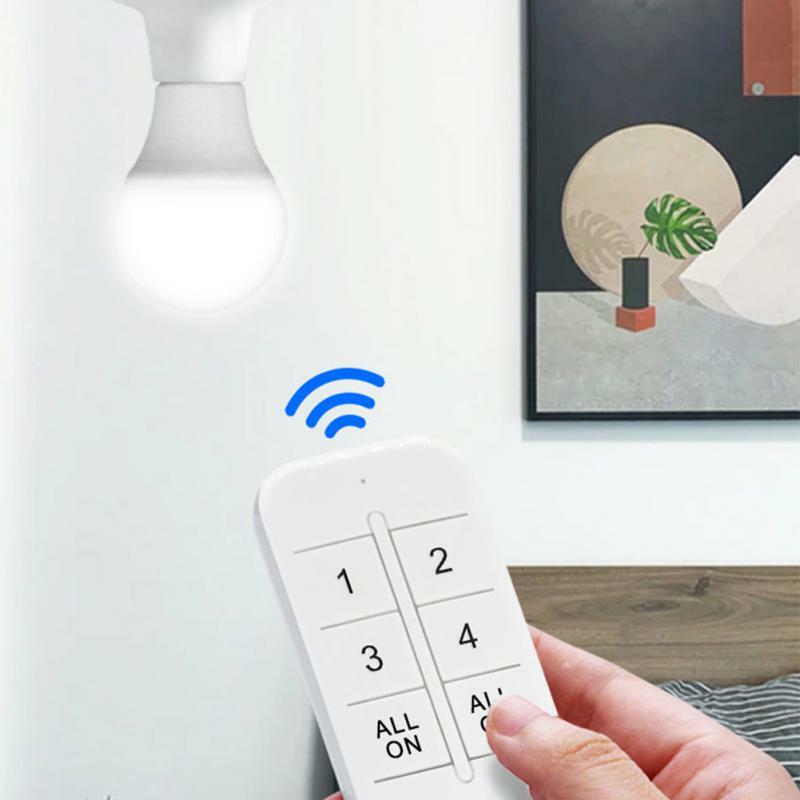 Security Protection E27 Lamp Holder Stand Bluetooth Mesh Controller 1100V 240V Light Switch Wireless Remote Control Smart Home