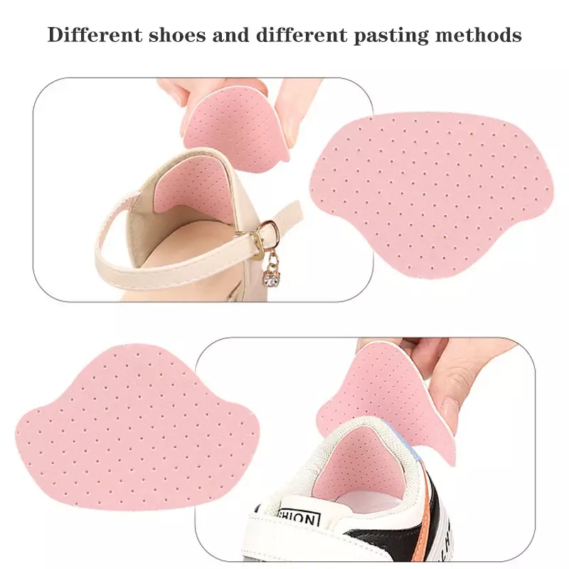 4 pezzi scarpe sportive Patch cuscinetti per scarpe traspiranti Patch Sneakers protezione per tallone Patch adesiva riparazione scarpe prodotti per la cura del piede del tallone