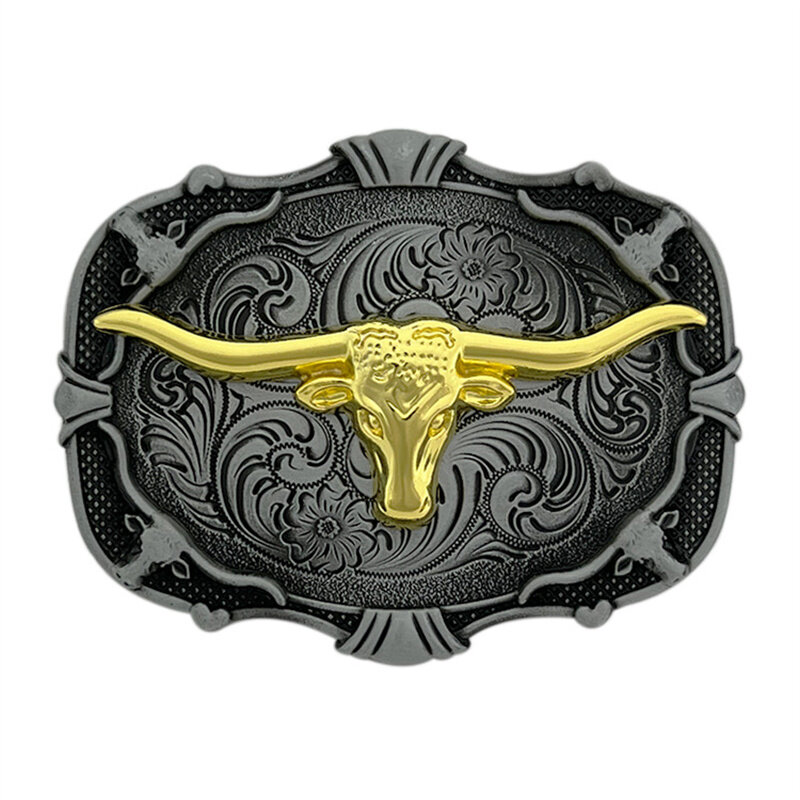 Taurus Head Belt Buckle, Western Cowboy, Europa e América
