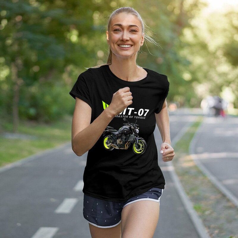 MT-07 오토바이 티셔츠, 빈티지 의류, 재미있는 여성 의류