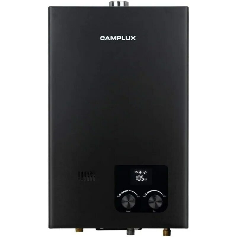 Camplux-سخان مياه داخلي بدون خزان ، سخان فوري مع شاشة رقمية فهرنهايت ، حسب الطلب ، 2.64 GPM ، سكني
