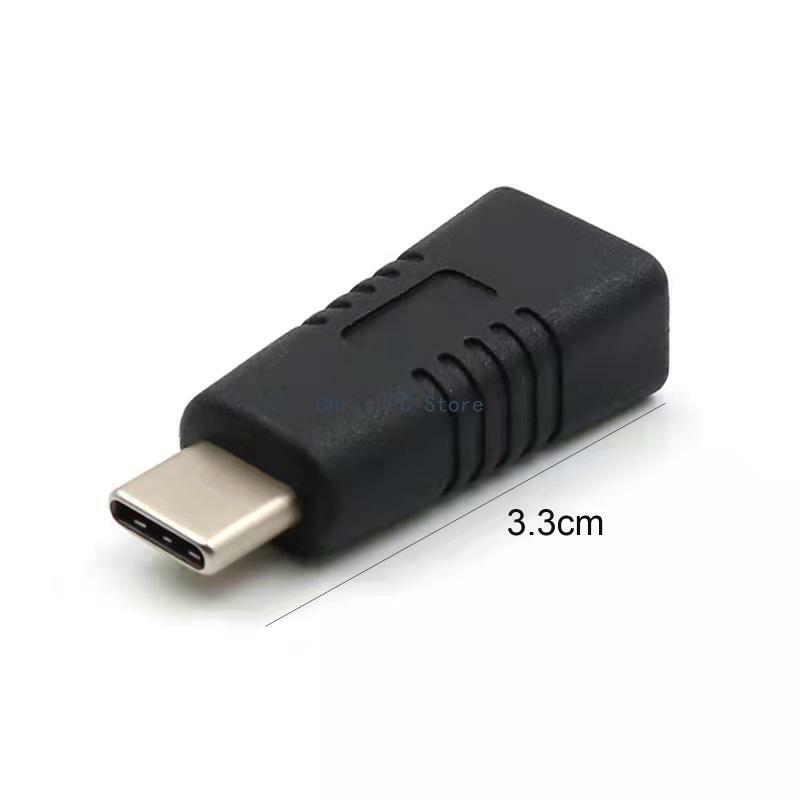 H8WA Telefoon Mini USB Female naar Type C Male Converter Ondersteuning Oplaadgegevensoverdracht