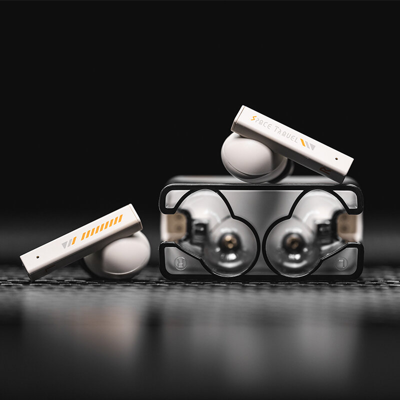 Moondrop-Écouteurs sans fil Bluetooth 5.3 TWS, oreillettes stéréo, stop-bruit, idéal pour les voyages dans l'espace