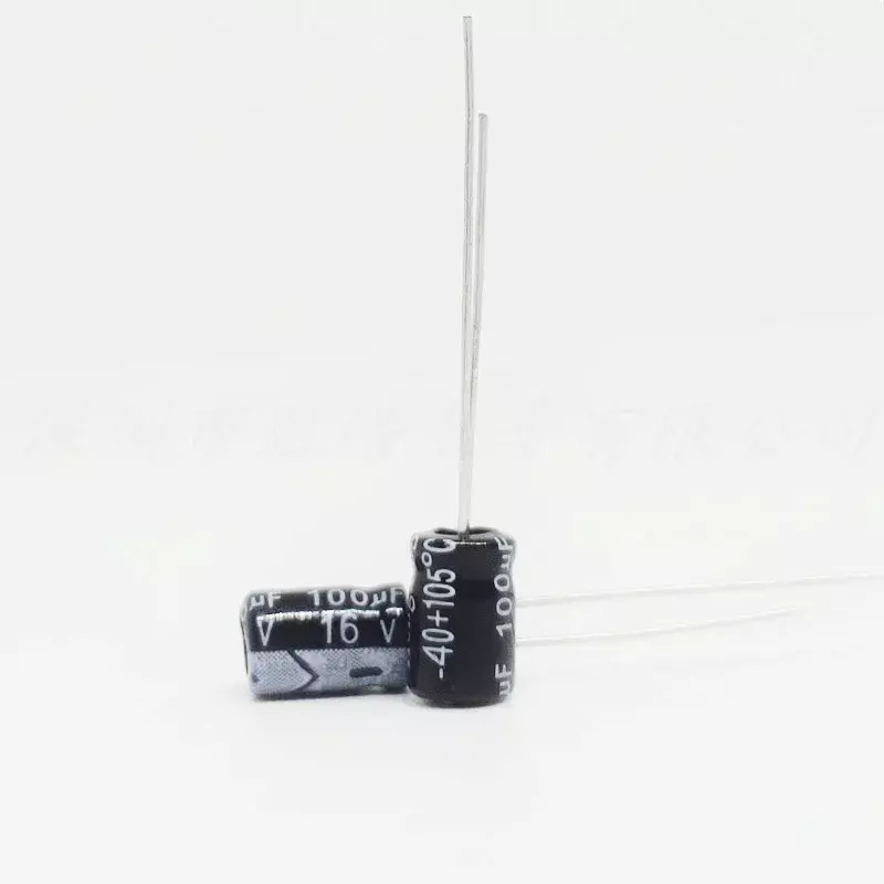 Casse-tête électrolytique de haute qualité, 16V, 100UF, 5x7mm, 50 pièces