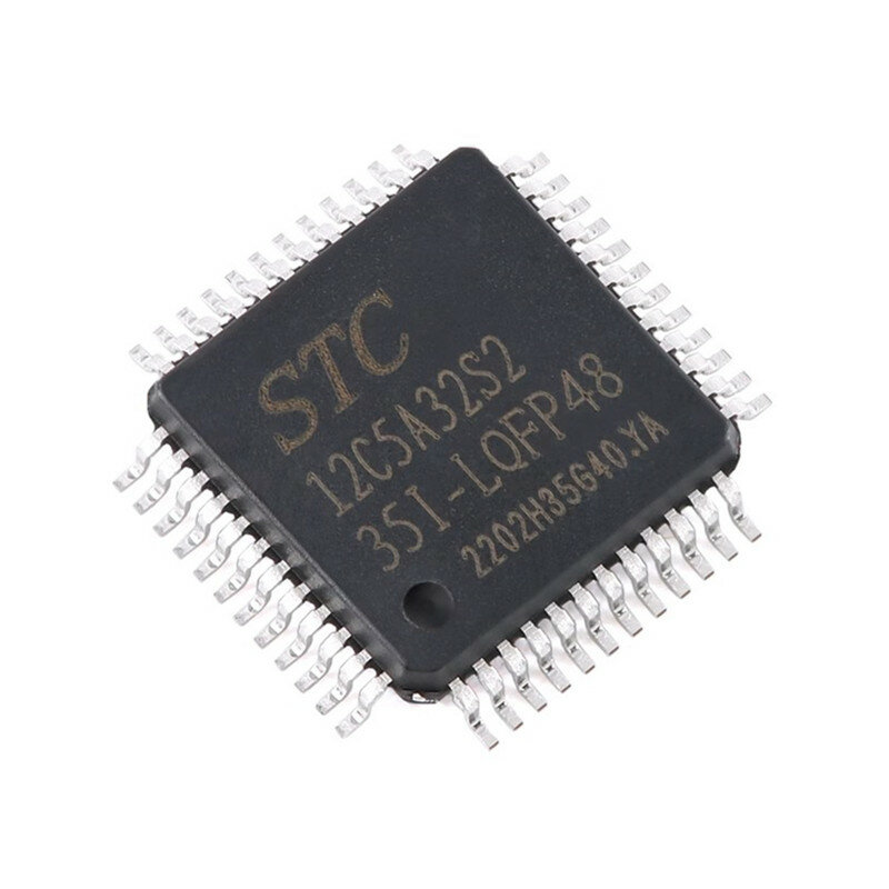 Chip de microprocesador piezas 1T 8051, 5 STC12C5204AD-35I-LQFP32, auténtico, Original, STC12C5A32S2-35I-LQFP48, STC12LE5A60S2-35I-LQFP48