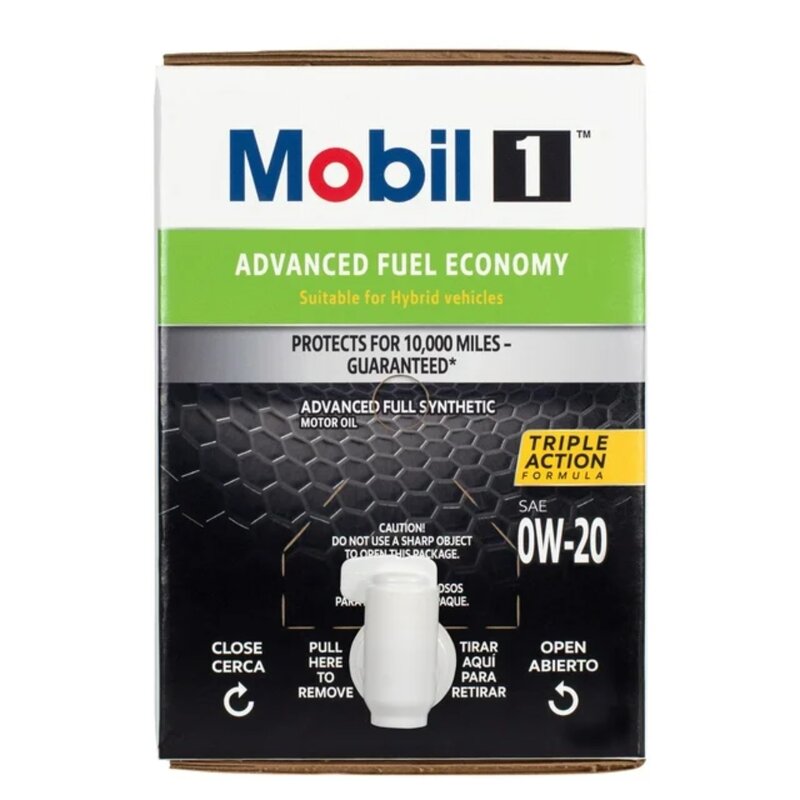 Mobil 1 fortschritt licher Kraftstoff verbrauch voll synthetisches Motoröl 0w-20, 12 Liter