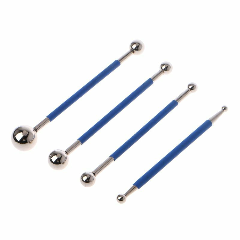 4PCS/SET Dual Stainless Steel Pressed Ball Tile Grout Glue Gaps Repairing Stick
