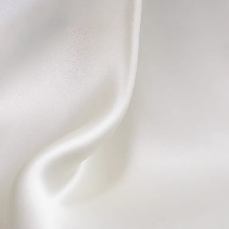 Funda de almohada de seda de morera 100% Natural, funda de almohada Multicolor sólida para piel de pelo, doble cara, tipo de cremallera, 48x74CM, 22 Momme