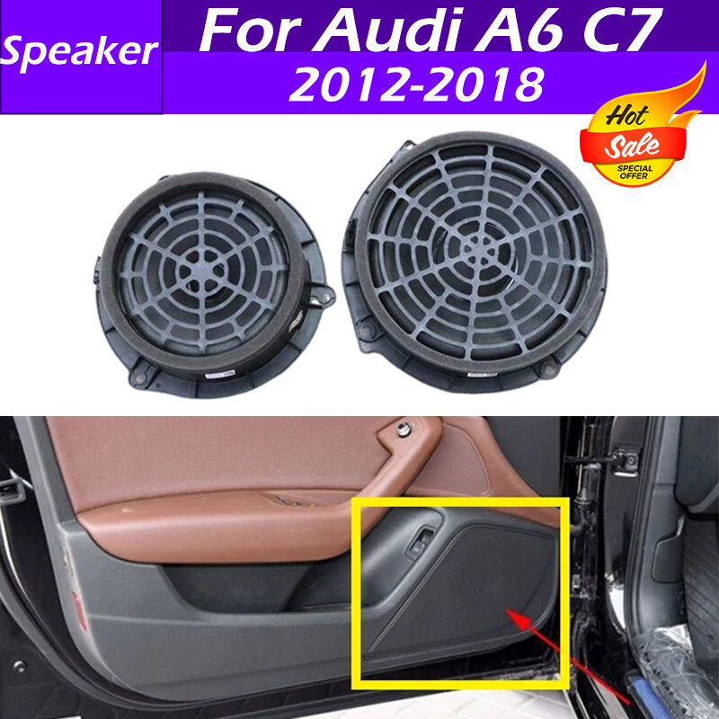 ลำโพง4G203541 4G1035411 5หลอดไฟเลี้ยวสำหรับรถ Audi A6 C7 2012 2013 2014 2015-2018