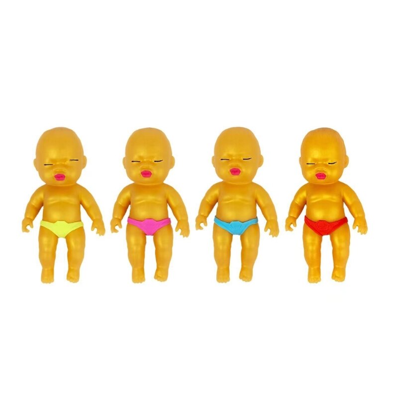 Boneka Bayi 5 Inci Mainan Melar Mainan Percikan Remas untuk Dekompresi Mainan TPR Lembut Kantor Pereda Kecemasan Hadiah Siswa