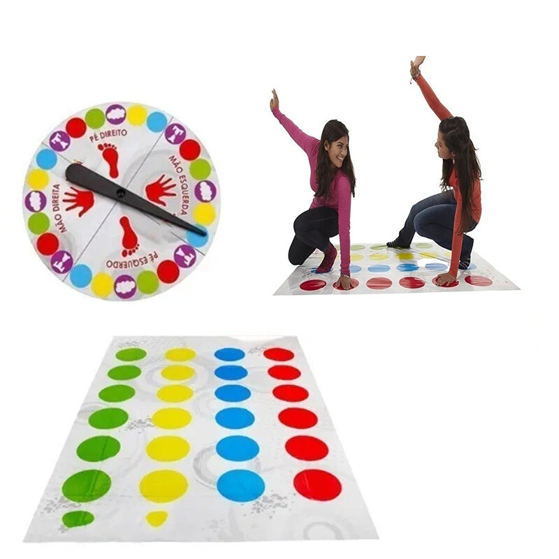 Bermain Papan Permainan Luar Ruangan Olahraga Mainan Lucu Hadiah Anak-anak Dewasa Tubuh Berputar-putar Bergerak Tikar Orangtua-anak Papan Permainan Bermain Tikar Meja Permainan
