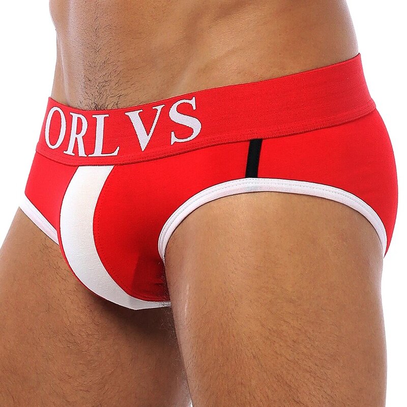 ORLVS ยี่ห้อเซ็กซี่กางเกงในชายบิกินี่ชายชุดชั้นใน Hombre Calzoncillos Hombre Kinckers กางเกงผู้ชาย Addicted ชุดชั้นใน OR01
