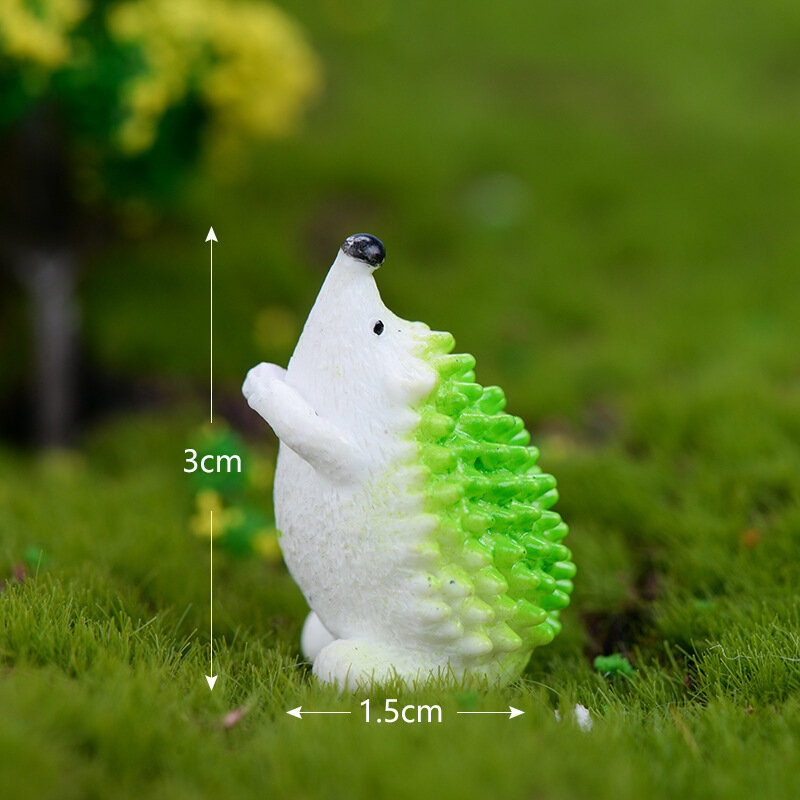 Heißer Verkauf Miniatur Ornament Hedgehog Decor Fee Garten Heißer Mini Hedgehog Figuren für Home Dekoration Liefert