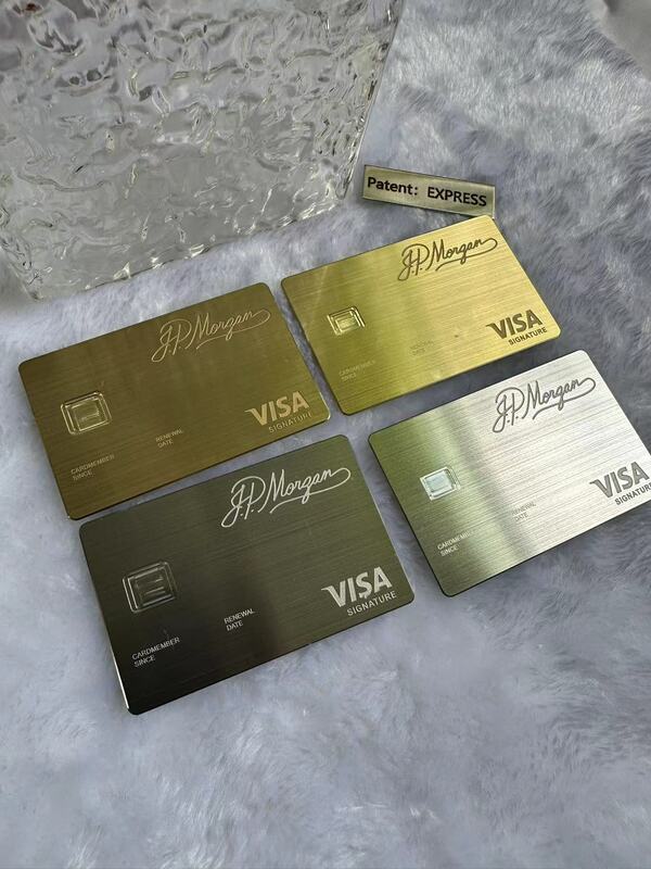 Cartão de etiqueta de moda personalizado, Hot Foil Stamping para Ebers, Cartão magnético Se, Metal, Folha, Personalizado
