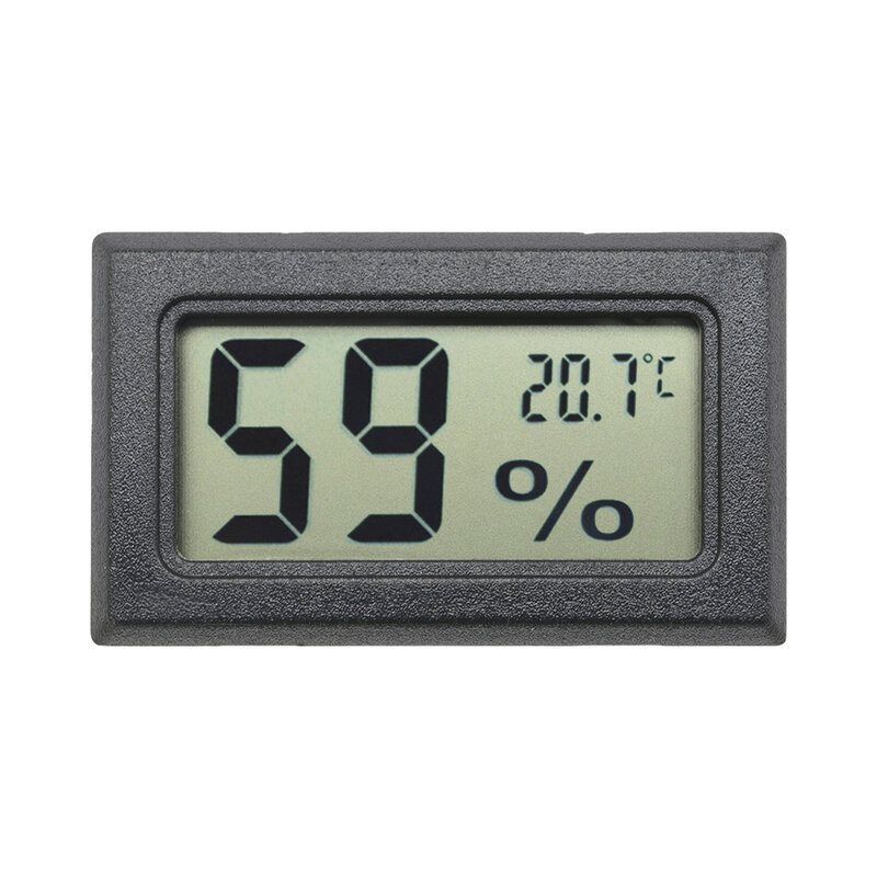 Mini Pantalla LCD Digital Termohigrómetro Incrustado Termómetro Higrómetro Sensor de Temperatura Medidor de Humedad Instrumentos