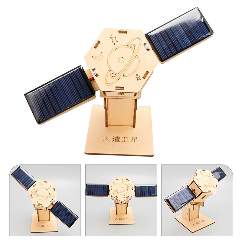 Electric Science Experiment Solar Satellite Children’s Toys Birthday Gift for Kids