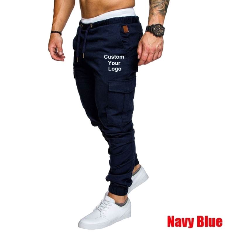 Pantalones deportivos de entrenamiento para hombre, ropa deportiva personalizada con tu logotipo, a la moda, informal