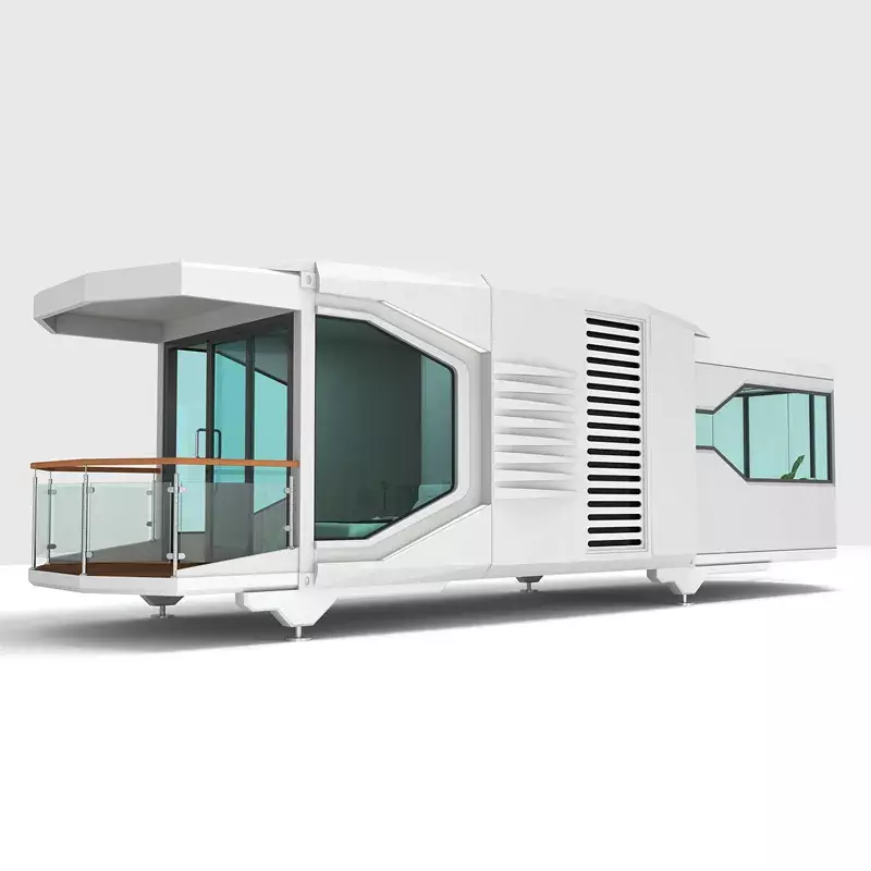 Cápsula espacial para casa, contenedor prefabricado, diseño moderno, cápsula personalizada para dormir, hotel