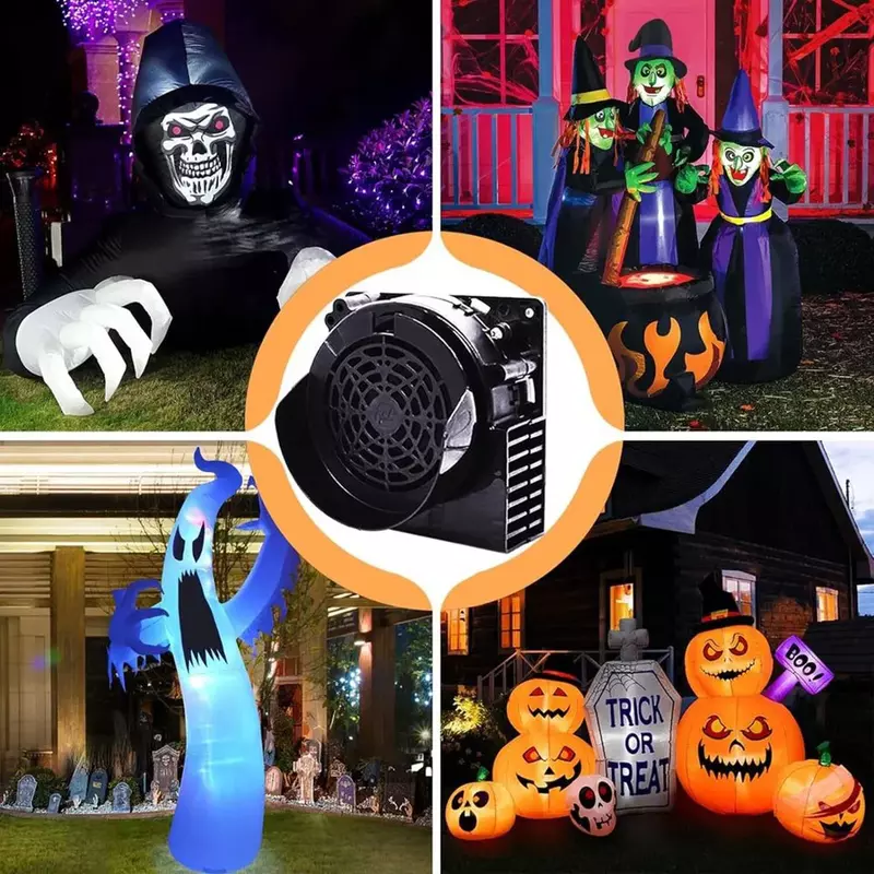 1A Blower DC Brushless Quiet Operation Inflatable For Halloween Christmas Yard Outdoor Holiday Yard Garden Power Tool Accessory