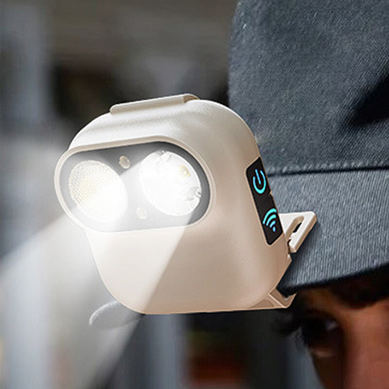 XPE+COB High Power LED Headlamp Sensor Headlight Head Torch Flashlight Head Lamp LED Work Light USB  Waterproof for Fishing