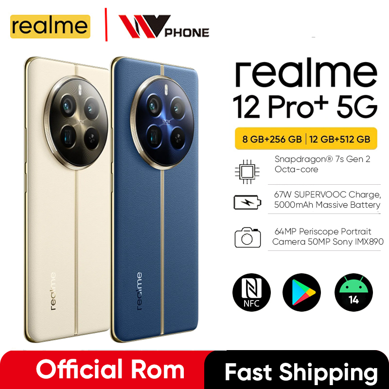 Official ROM realme 12 Pro Plus Snapdragon 7s Gen 2 64MP Sony IMX890 OIS 6.7" AMOLED 120HZ 5000mAh 67W SuperVOOC NFC OTA Update
