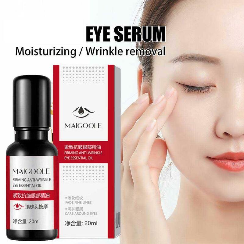 20ml oleju Serum do oczu przeciwzmarszczkowego blaknie kurze łapki, ciemne oczy, zapobiegające starzeniu się, zakrywają koła ujędrniających się torebek M3Q2