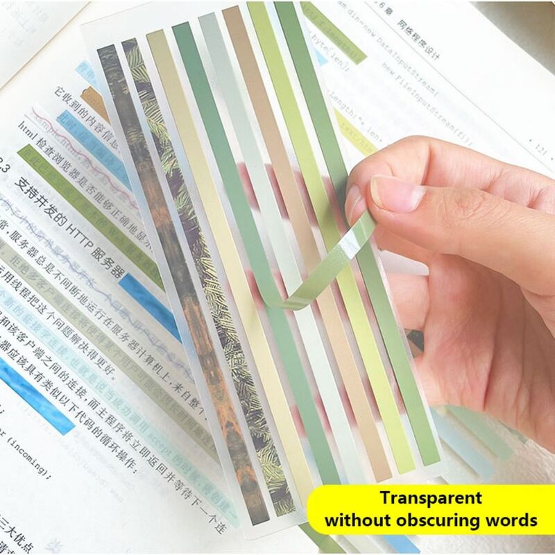 Point It penanda merekat sendiri bantalan Memo transparan stiker indeks Bookmark catatan tempel untuk alat tulis | Siswa