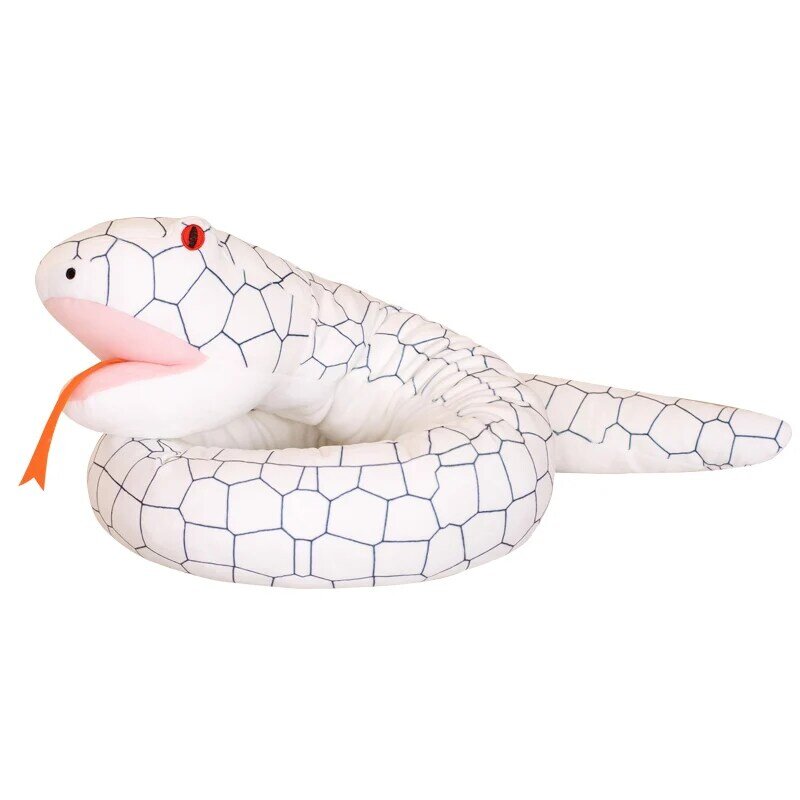 165Cm Gesimuleerde Snake Knuffel Slang Lange Gevulde Snake Plushie Pillow Kids Jongens Gift Home Decor