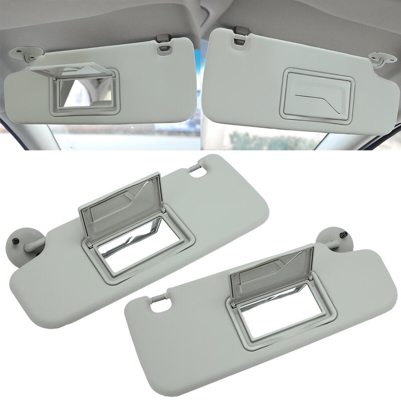 Sunvisor With Mirror Visor For Chevrolet Aveo Spark Daewoo Matiz Chevy Sonic 2012-2020 Sun Shield Car Left Right Side Sunshade