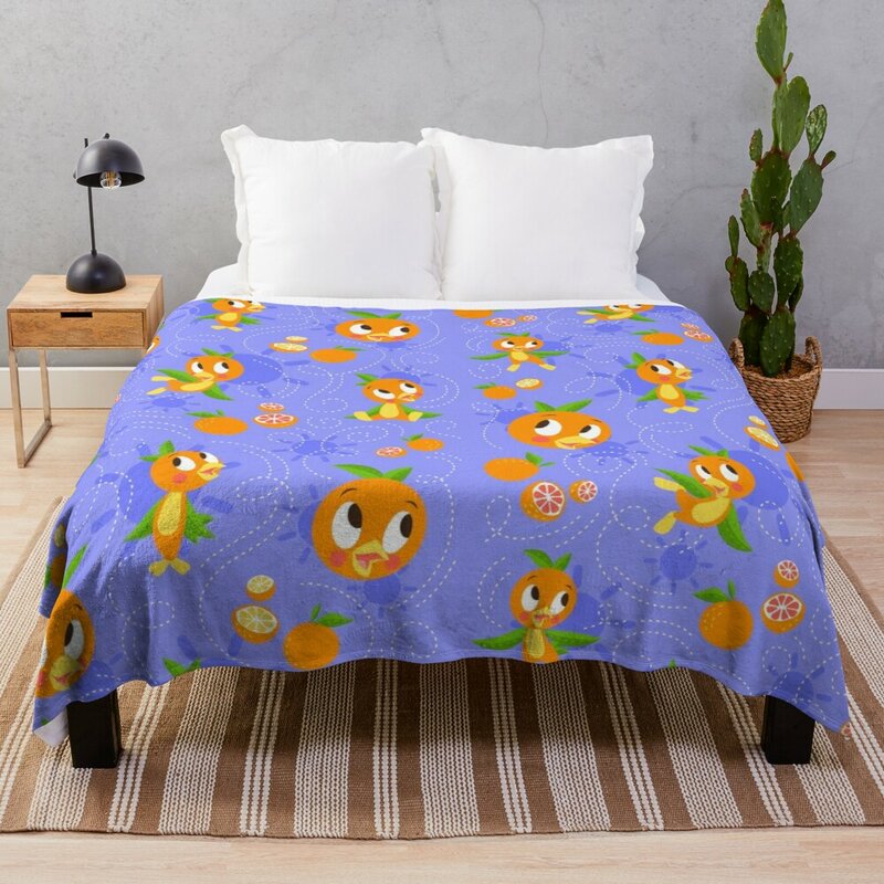 นกสีส้ม Passholder โลโก้ (Periwinkle) โยนผ้าห่มเด็กผ้าห่ม