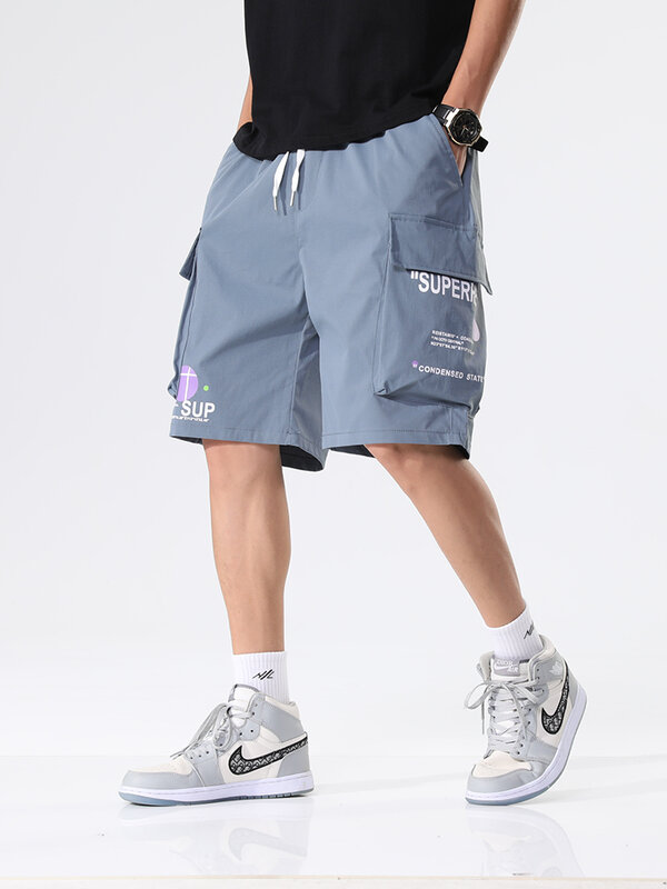 Sommer Cargo-Shorts Männer 2021 Neue Multi-Taschen Hip Hop Streetwear Baggy Jogger Shorts Männlichen Casual Strand Shorts Plus größe 8XL