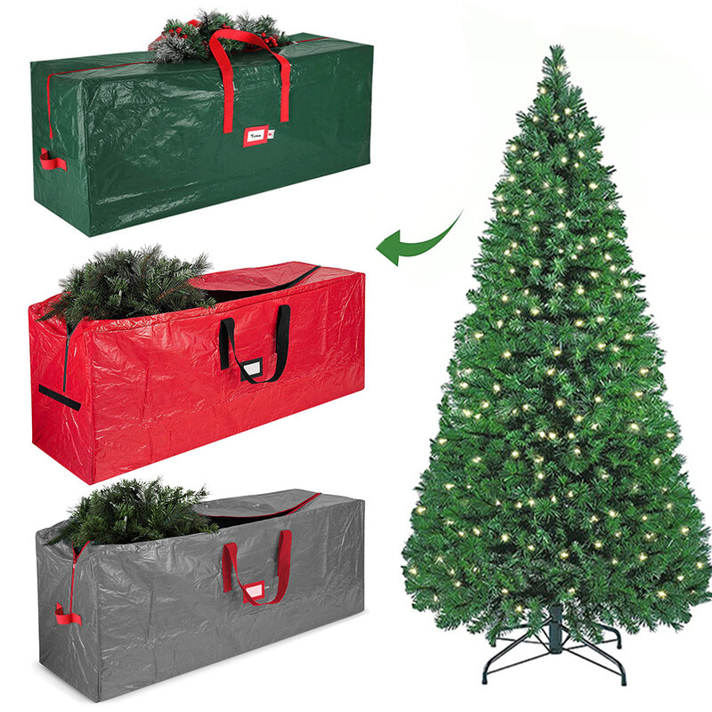 Christmas Tree Storage Bags Organizer Bags Waterproof Christmas Tree Storage Bag Insect Resistant Christmas Day Dust-Storage Bag