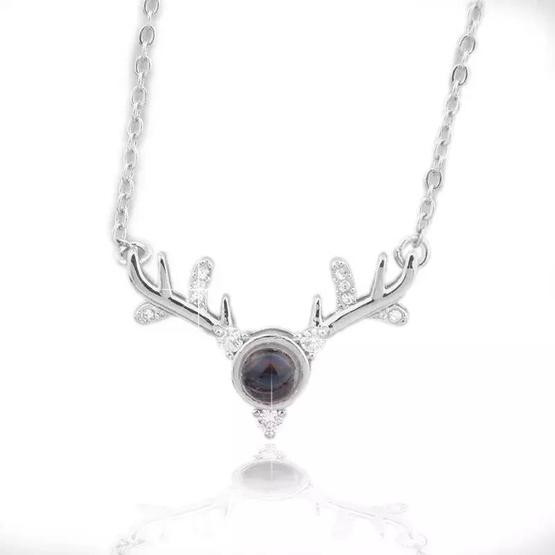 Многоязычное ожерелье с подвеской «Я тебя люблю», медное ожерелье с проекцией, подарок на день Святого Валентина, 2024