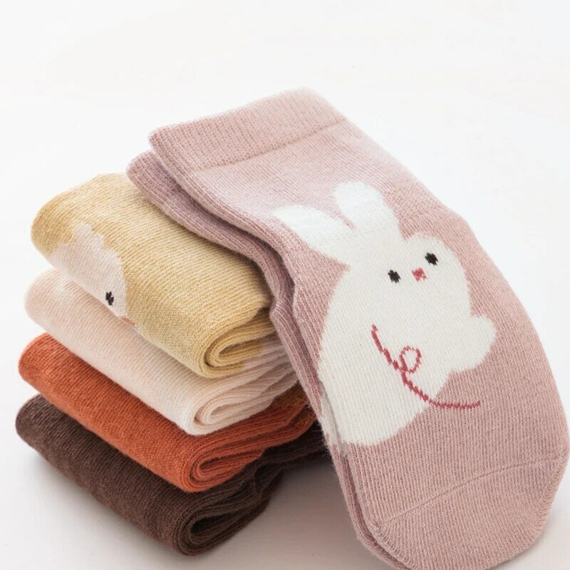 Cute Baby Boy Girl Socks Kids Cat/Rabbit Newborn Cheap Stuff Anti Slip Sokken for 0-3years Bebe Infant Toddlder Floor Socks