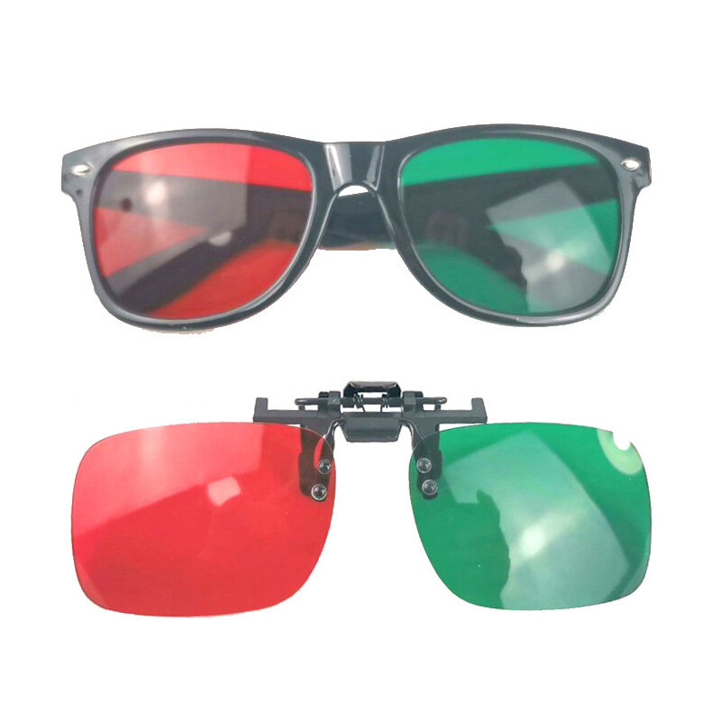 1個価値4ドットテストキットwfdt緑赤フィルターメガネ視覚機能テストツールのための弱視トレーニングDK01
