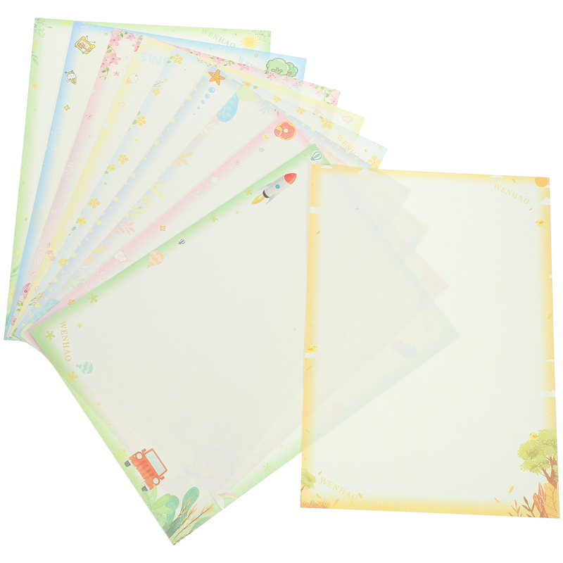 50 Sheets Copy Paper Computer A4 Lace Color Painting Printing 1 Pack (50pcs) Crafting Folding with Printer Delicate