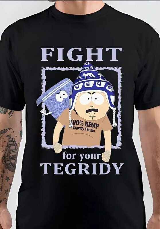 ต่อสู้เพื่อ tegridy ของคุณการ์ตูน Meme ตลกสำหรับผู้ชายผู้หญิงเสื้อยืดสั้นฤดูร้อนแบบลำลองผ้าคู่แฟชั่นหรูหราแบรนด์