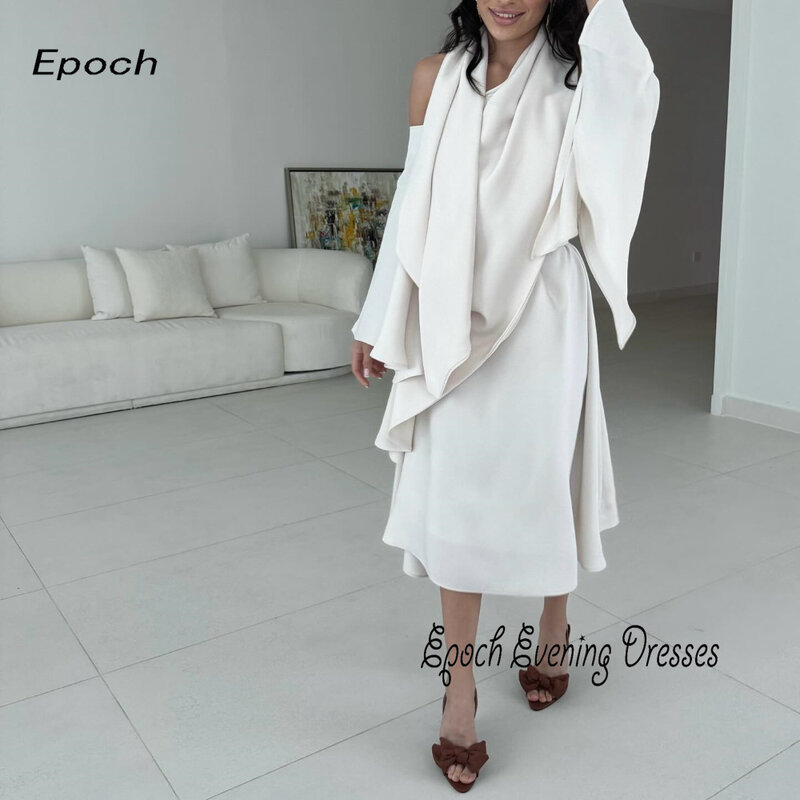 Robe de Soirée Élégante et Formelle pour Femme Sexy, Zones A-Line Simples à Une Initiée, Nouvelle Collection 2024