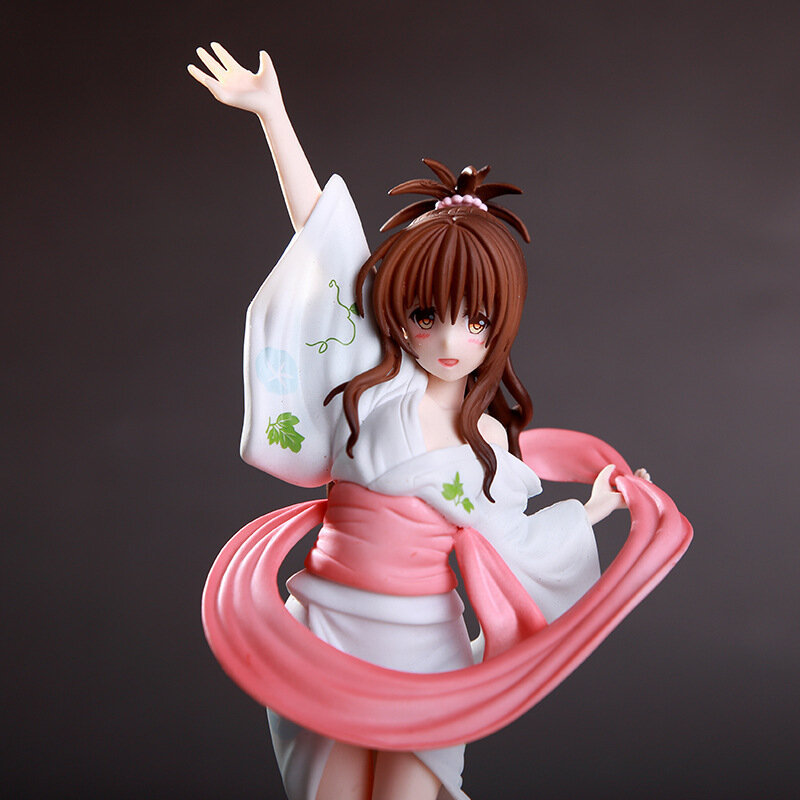 21cm To Love Ru Darkness Anime Figures Wafuku Yuuki Mikan Cartoon Cute Beauty Girls Figure Model Pvc Statue Ornament Toys Gifts