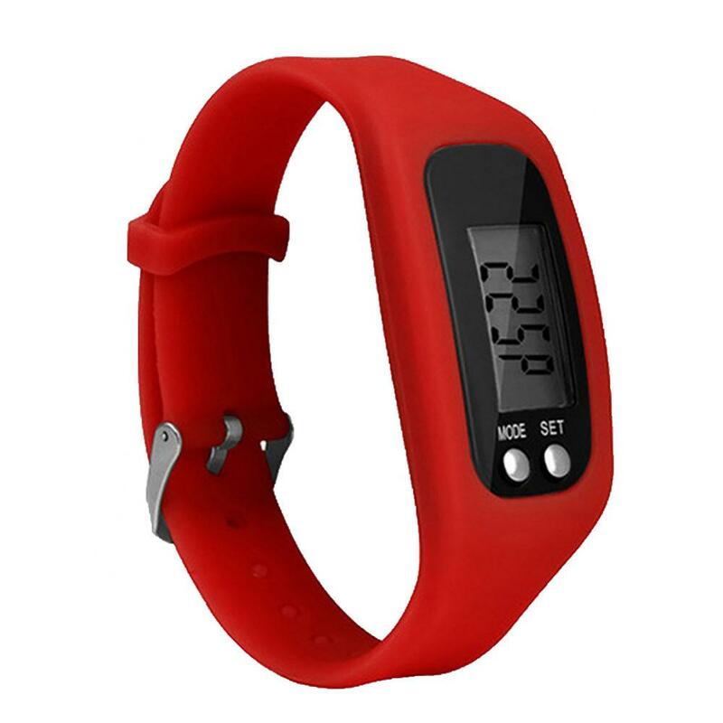 Silicone Sport Watch para Mulheres, Correndo, Calorie Step Counter, Relógio Digital, Pulseira Relógio de Pulso, Relógio Estudante