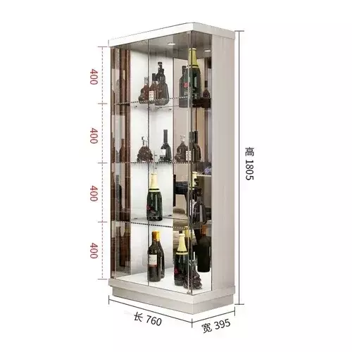 Drankmuur Wijnkasten Display Glas Modern Huis Wijnkasten Woonkamer Opslag Europese Meubels
