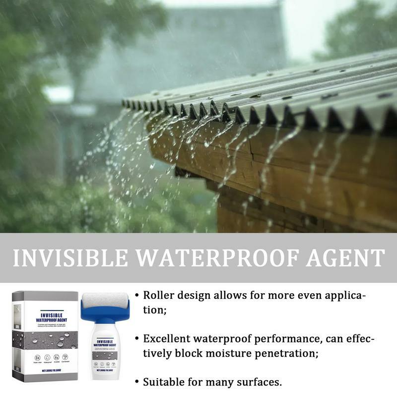 Agente impermeable Invisible, sellador aislante impermeable, pegamento a base de agua, recubrimiento sin olor con rodillo y guantes, fácil
