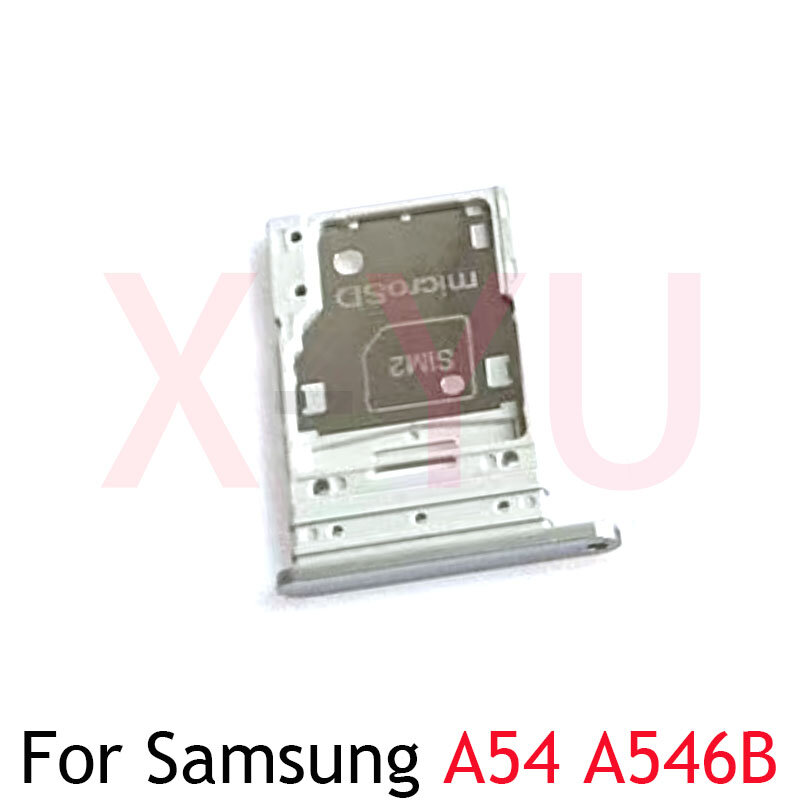 حامل درج بطاقة Sim & SD ، محول فتحة ، جزء بديل لسامسونج غالاكسي A54 ، A55 ، 5G ، A546B ، A556B