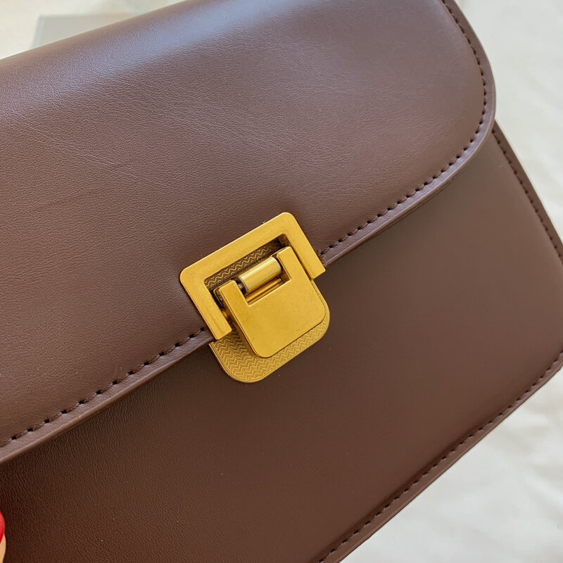 MOODS Retro กระเป๋าสะพายไหล่สำหรับผู้หญิง2023ออกแบบใหม่กระเป๋า Crossbody กระเป๋าคู่สายรัดกระเป๋าหิ้ว Mini กระเป๋าเอกสาร