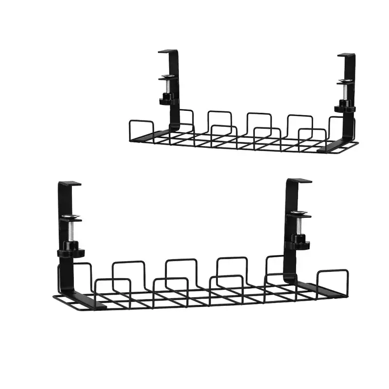 EvaluUnder Storage Wire Organizadores T1 Cable Desk, Table de gestion, Escalier