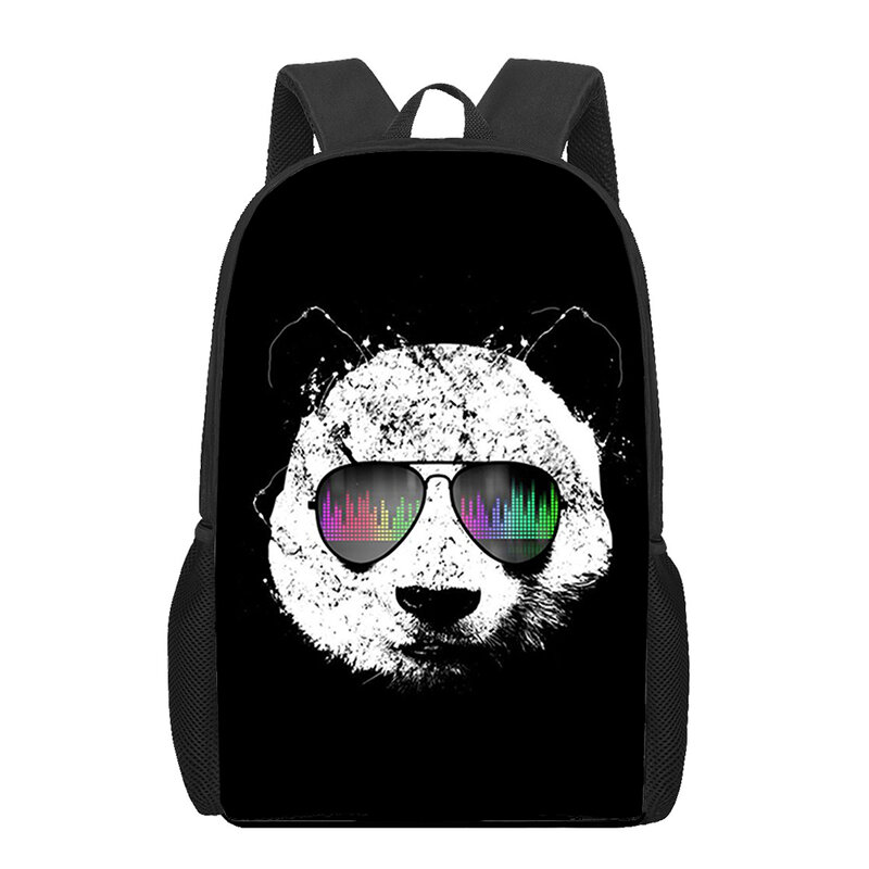 Street fashion Panda Women Men Backpacks Children Shoulder Bag School Bags Back Pack For Teenager Girls Boys Book Bag Female